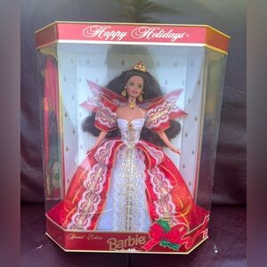 Happy Holidays Barbie 1997 #17832 Green eyes Special Edition